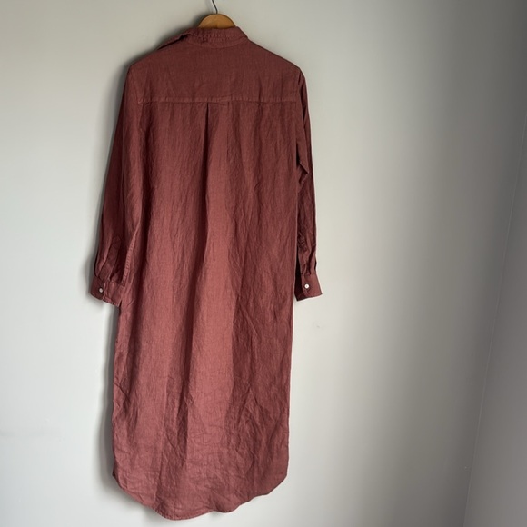 Frank & Eileen | Rory Linen MIDI Dress | Rose | XXS - Picture 2 of 11